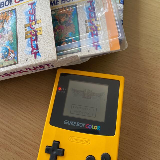 ゲームボーイ(ゲームボーイ)のNintendo GAME BOY COLOR イエロー 付属品完備 エンタメ/ホビーのゲームソフト/ゲーム機本体(携帯用ゲーム機本体)の商品写真