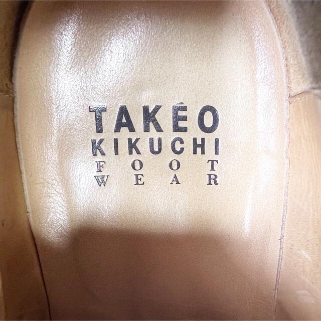 希少★TAKEO KIKUCHI スクエアローファー 厚底 ローファー ブラック