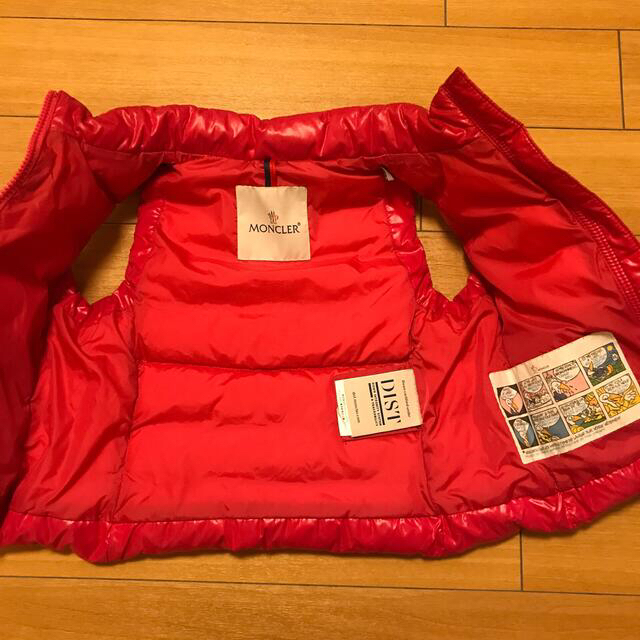 MONCLER(モンクレール)のモンクレール　ベスト　４a ピンク キッズ/ベビー/マタニティのキッズ服女の子用(90cm~)(ジャケット/上着)の商品写真