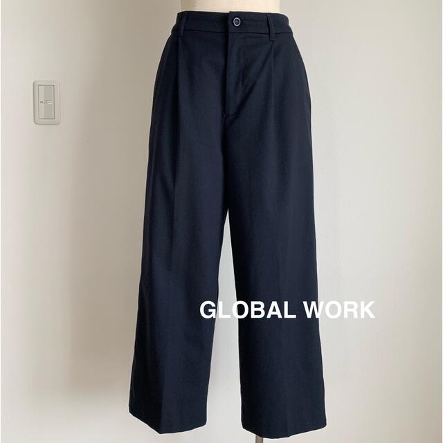 GLOBAL WORK(グローバルワーク)のGLOBAL WORK シルエット美人ワイドパンツ レディースのパンツ(カジュアルパンツ)の商品写真