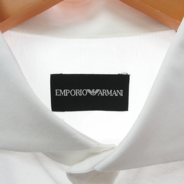 Emporio Armani(エンポリオアルマーニ)のエンポリオアルマーニ EMPORIO ARMANI 比翼 ドレスシャツ 39 メンズのトップス(シャツ)の商品写真