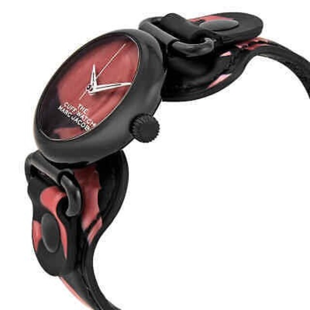 MARC JACOBS(マークジェイコブス)の【新品未使用】 MARC JACOBS マークジェイコブス 時計 ピンク系 黒 レディースのファッション小物(腕時計)の商品写真