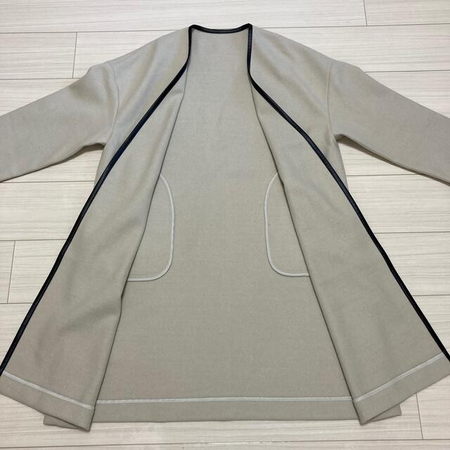 レイヤード UNITED ARROWS◇スムース パイピング ノーカラーコートの ...