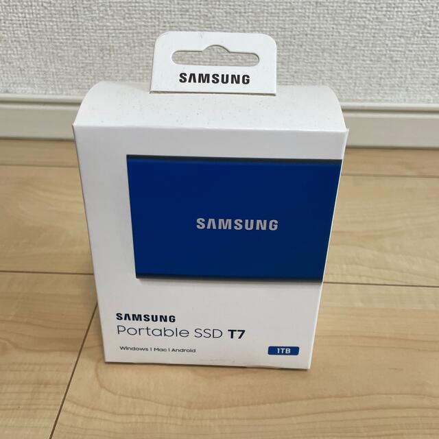 samsung portable SSD T7  1TB 外付けssd1TBカラー