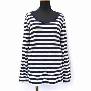 トミーガール(tommy girl)のトミーガール tommy girl ボーダー ロングTシャツ カットソー M(Tシャツ(長袖/七分))