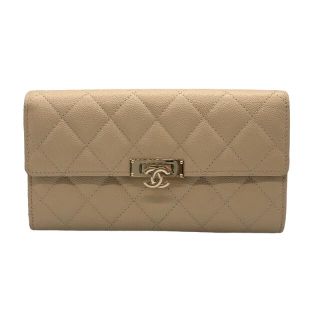 シャネル(CHANEL)のシャネル CHANEL ココロック フラップ ロングウォレット 長財布【中古】(財布)