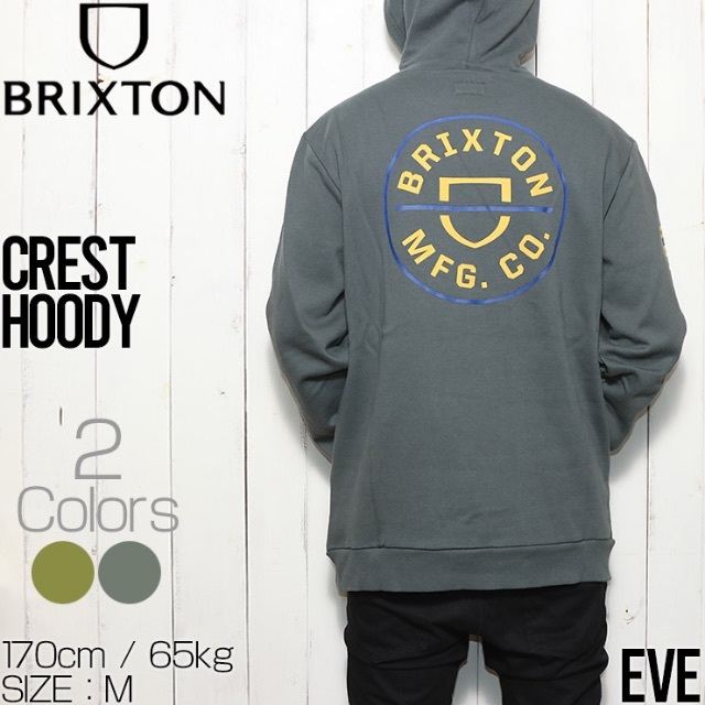 BRIXTON ブリクストン CREST HOODY 22021