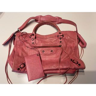 バレンシアガバッグ(BALENCIAGA BAG)のバレンシアガ　2WAY  ザシティ　ピンク(ハンドバッグ)