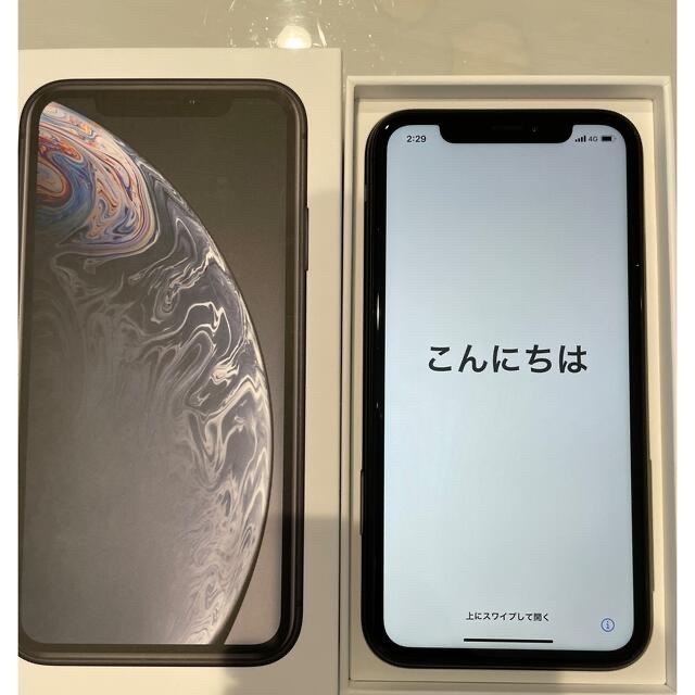 iPhone XR ブラック 64GB SIMフリーの通販 by ELINA ︎おまとめはお値引きします ️｜ラクマ