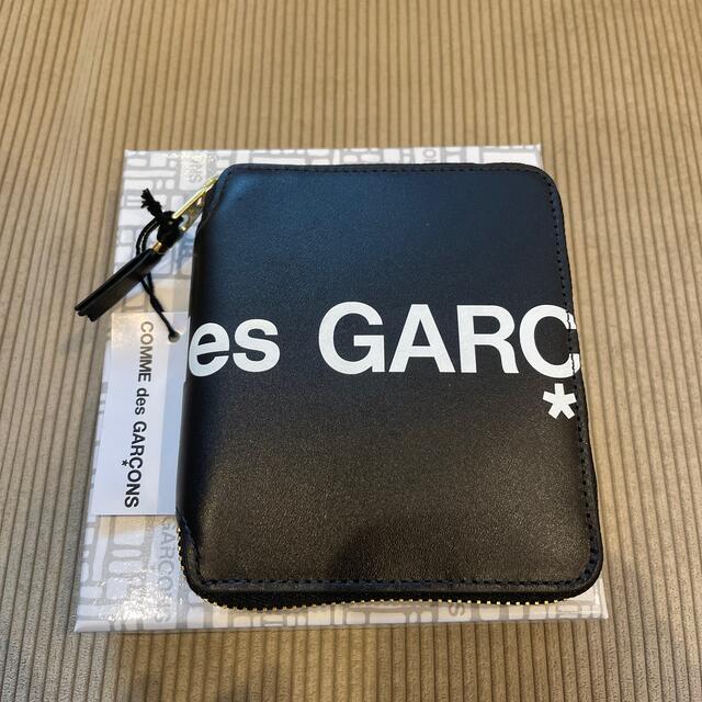 ファッション小物COMME des GARCONS FOLD ZIP LOGOウォレット 財布