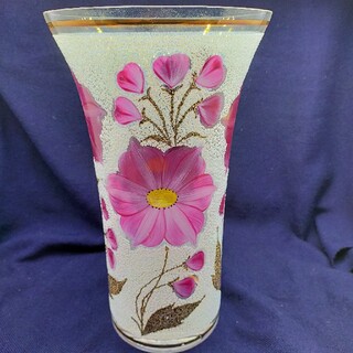 超安いオンライン ボヘミア花瓶　花柄　大 花瓶