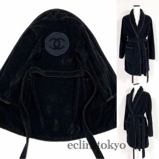 シャネル(CHANEL)のCHANEL スポーツライン《特大ココマーク》ガウンコート ベルト E1645(その他)