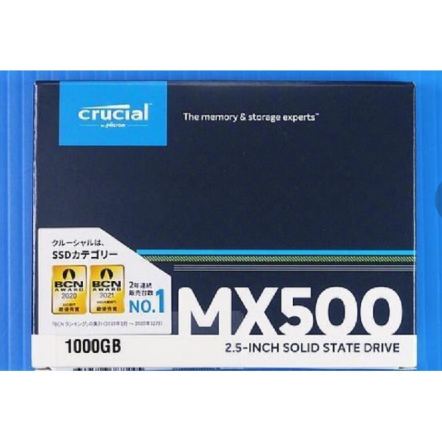 新品 Crucial SSD BX500 1TB (1000GB)''