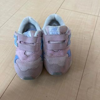 ニューバランス(New Balance)のニューバランス　キッズシューズ　ピンク　サイズ15cm(スニーカー)