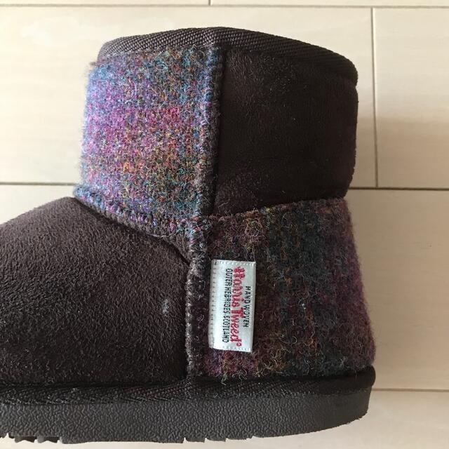 Harris Tweed(ハリスツイード)のハリスツイード　ブーツ　 キッズ/ベビー/マタニティのキッズ靴/シューズ(15cm~)(ブーツ)の商品写真