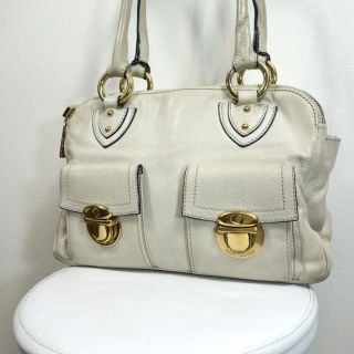 マークジェイコブス(MARC JACOBS)の【難あり】マークジェイコブス　フルレザーハンドバッグ　MARC JACOBS(ハンドバッグ)