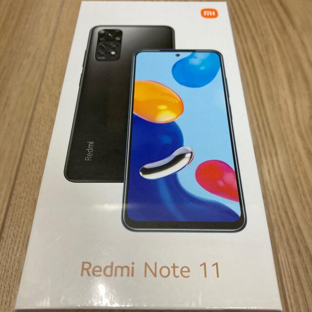 【新品未開封】 Xiaomi Redmi Note 11 グラファイトグレーMIUI13CPU