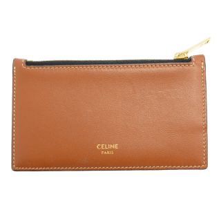 セリーヌ(celine)のCELINE セリーヌ フラグメントケース トリオンフ 財布 カードケース 名刺入れ ブラウン(名刺入れ/定期入れ)