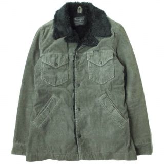 ラングラー(Wrangler)のWrangler x AMERICAN RAG CIE ラングラー アメリカンラグシー 別注 124MJ Wrange Coat コーデュロイボアランチコート S9096 M グレー ジャケット ブルゾン アウター【中古】【Wrangler × AMERICAN RAG CIE】(ブルゾン)