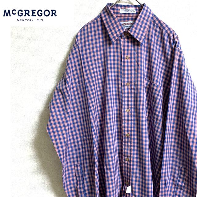McGREGOR(マックレガー)のMcGREGOR マックレガー 長袖シャツ ギンガムチェック柄 アメカジ 古着 メンズのトップス(シャツ)の商品写真