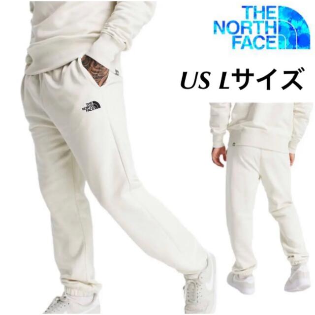 【海外限定】TNF ジョガーパンツ  ヴィンテージホワイト 日本XLサイズ相当メンズ