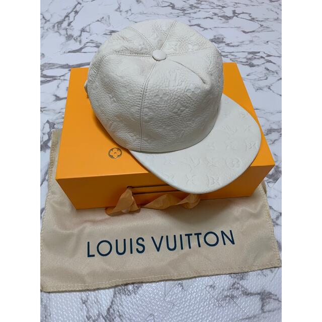 LOUIS VUITTON(ルイヴィトン)のルイヴィトン　レザーキャップ メンズの帽子(キャップ)の商品写真