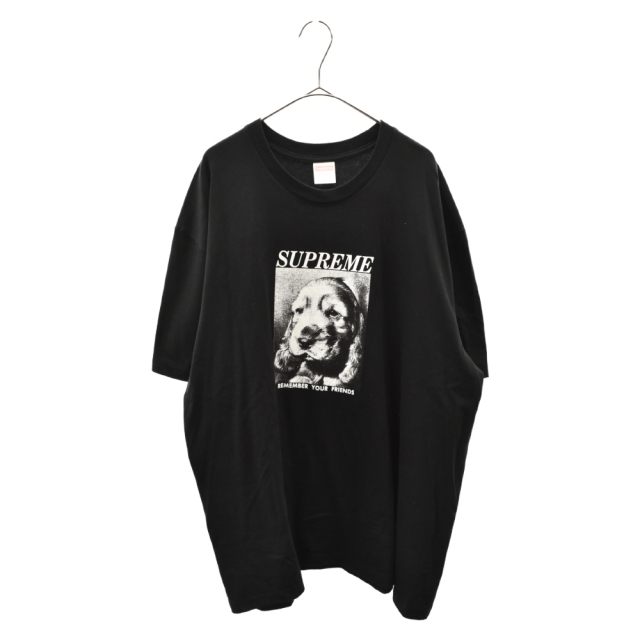 74センチ身幅SUPREME シュプリーム 18AW Remember Tee リメンバーティー ドッグ プリント クルーネック Tシャツ ブラック