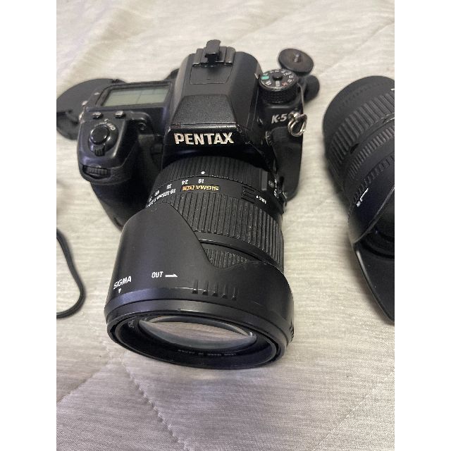 Pentax K-5 レンズ2本 電池 充電器 他