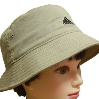 アディダス(adidas)の送料込 新品 adidas アディダス ハット 58 帽子 キャップ ベージュ(ハット)