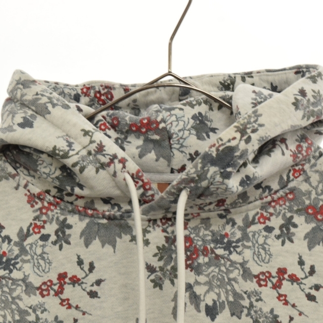 KITH キス 19AW Floral Williams III Hoodie フローラルプリント プルオーバーフーディ スウェットパーカー 花柄  グレー