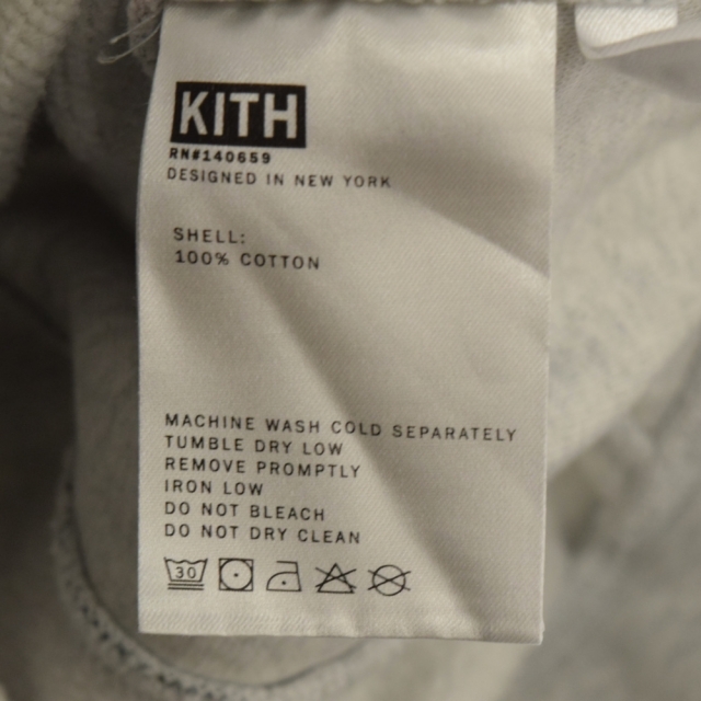 KITH キス　パーカー　厚手フーディー　ラバーロゴ　フローラル　薔薇　花柄