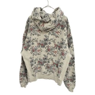 KITH キス　パーカー　厚手フーディー　ラバーロゴ　フローラル　薔薇　花柄