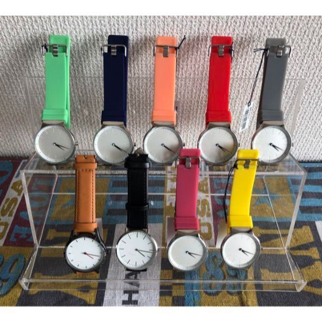 □未使用品□ 腕時計 B-004 YE イエロー 男女兼用 ☆電池交換済み メンズの時計(腕時計(アナログ))の商品写真