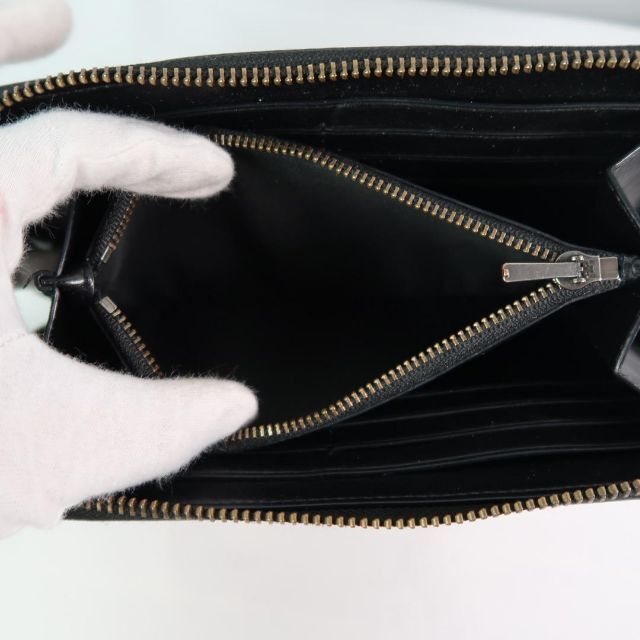 送料無料/即納】 COACH コーチ 長財布 シグネチャー バイカラー 黒