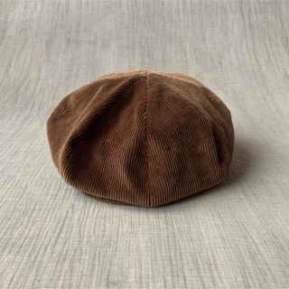 semoh コーデュロイキャスケット セモー ブラウン ベレー(ハンチング/ベレー帽)