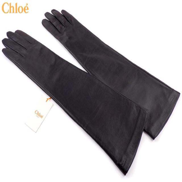 Chloe(クロエ)の一目惚れ💋レザーロンググローブ❤クロエ レディースのファッション小物(手袋)の商品写真