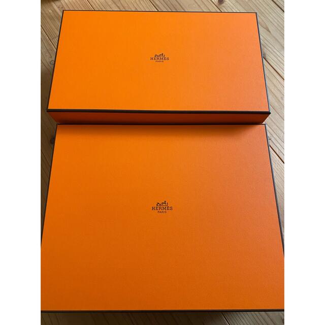 全3色/黒/赤/ベージュ HERMES エルメス 空箱 エルメス オレンジボックス 靴箱 2個セット 通販