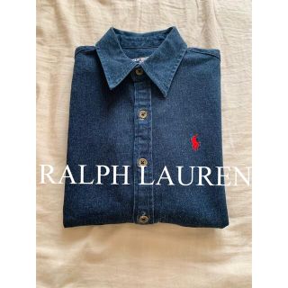 ポロラルフローレン(POLO RALPH LAUREN)の美品　ポロ　ラルフローレン　デニム　シャツ　ブラウス　トップス　人気　完売(シャツ/ブラウス(半袖/袖なし))