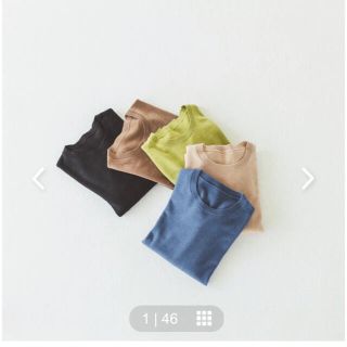 フォグリネンワーク(fog linen work)の北欧暮らしの道具店※ベーシックニット☆ブラック(ニット/セーター)