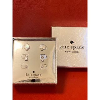 ケイトスペードニューヨーク(kate spade new york)の箱付き【katespadeケイトスペード】ピアス3点セット(ピアス)