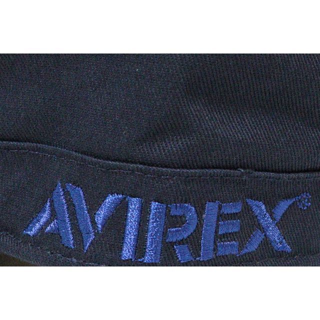 AVIREX(アヴィレックス)の【約62から64cm】AVIREX アビレックス ワークキャップ★ネイビー新品 メンズの帽子(キャップ)の商品写真