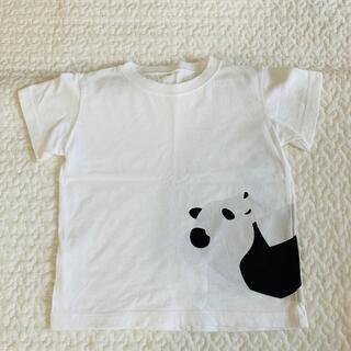 ムジルシリョウヒン(MUJI (無印良品))の無印ベビー パンダTシャツ 90(Tシャツ/カットソー)