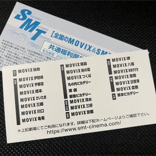 MOVIX＆松竹系映画館 チケット2枚セット(その他)