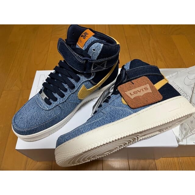 超激安です ナイキ リーバイス Nike by you エアフォース1 high