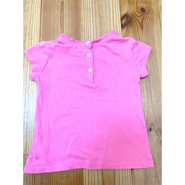 POLO RALPH LAUREN(ポロラルフローレン)のポロラルフローレン　Tシャツ　ピンク12M 80/48 キッズ/ベビー/マタニティのベビー服(~85cm)(Ｔシャツ)の商品写真