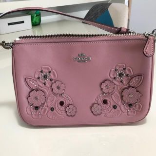 コーチ(COACH)のCR様　コーチ　ミニバッグ　ティーローズ　ピンク(ハンドバッグ)