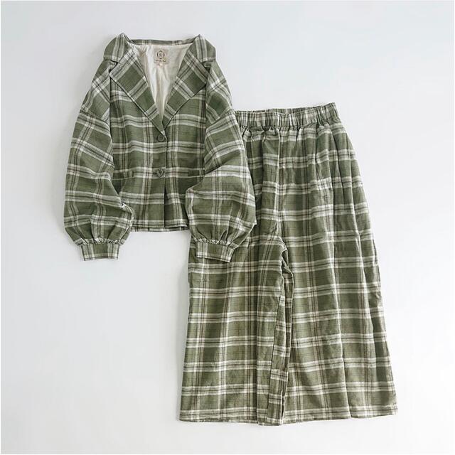 新品 sm2 リサイクルリネン混ジャケットとパンツ サマンサ セットアップ