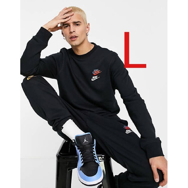 NIKE - ナイキ スウェット エッセンシャル クルー ブラック Lサイズ