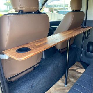 kou様専用ハイエースセカンドテーブルウォルナット木目調仕上げ