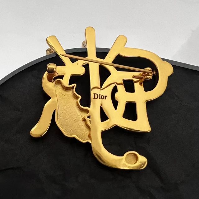 Dior ディオール ロゴブローチ-eastgate.mk